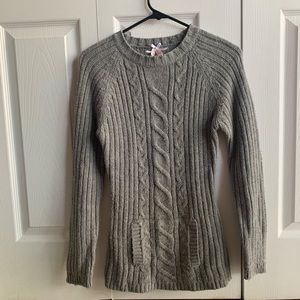 Cozy knit fitted sweater